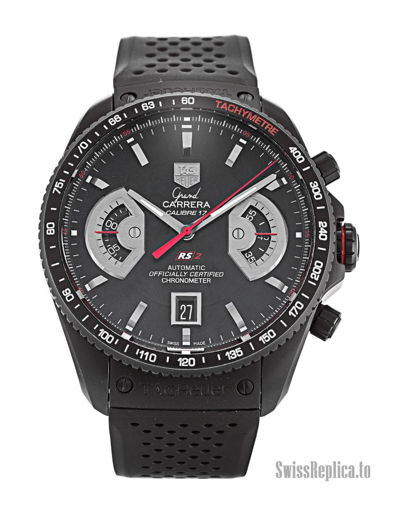 Tag Heuer Grand Carrera CAV518B.FC6237 Men Quartz 43 MM-1 Tag Heuer Grand Carrera CAV518B.FC6237 Men Quartz 43 MM-1
